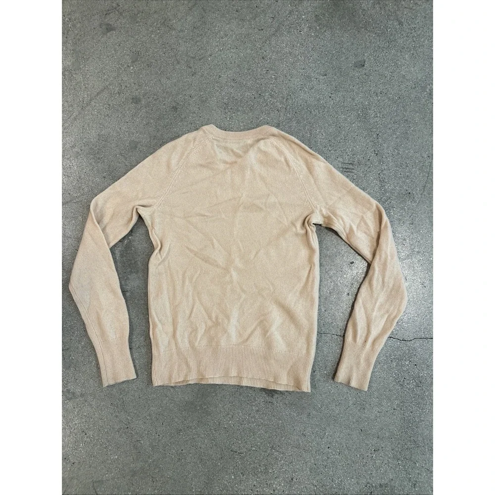 Equipment Femme Women Sweater Peach SzXS(TP)Cashmere Comfy Ribbed Raglan Neutral